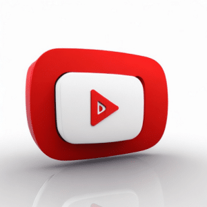 "Evolution of the YouTube logo: The original TV tube-inspired logo from 2005, followed by iterations in 2011 and 2013 with a 'Play' button. The current modern logo introduced in 2017, maintaining the red, white, and black color scheme.