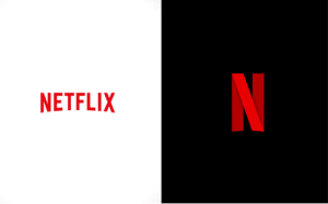 Evolution of the Netflix logo from its original design to the modern version, highlighting colors, fonts, and the meaning behind the changes